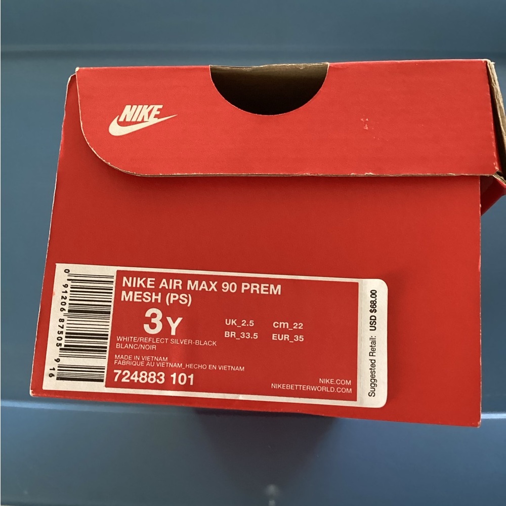 Nike Air Max 90 Prem Mesh PS Red Box